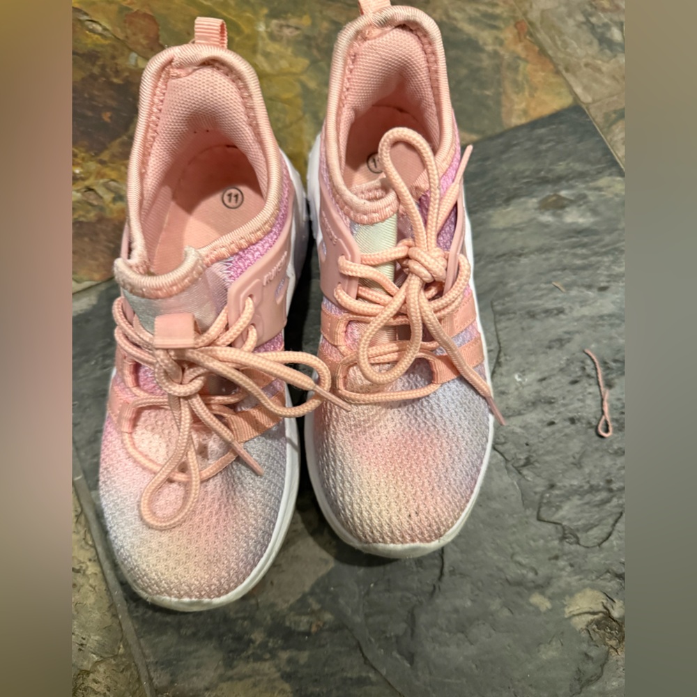 Pink sneakers
